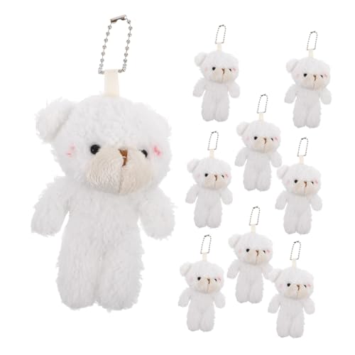 UPKOCH 10 Stück Bärenanhänger Tierplüschanhänger Stofftier Schlüsselanhänger Miniatur Kuscheltiere Katze Stofftier Schlüsselanhänger Bären Schlüsselanhänger Stoffbär Beige UPKOCH 10 Stück Bärenanhänger Tierplüschanhänger Stofftier Schlüsselanhänger Miniatur Kuscheltiere Katze Stofftier Schlüsselanhänger Bären Schlüsselanhänger Stoffbär Beige von UPKOCH