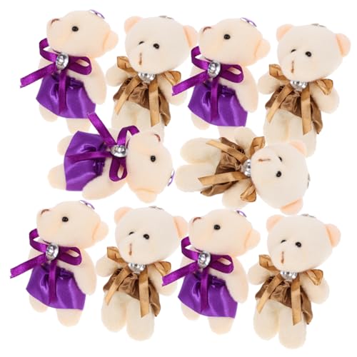 UPKOCH 10 Stück Bärenpuppe knuddelig Mini gefüllt Baumschmuck Massenspielzeug für Netz Plüschbär Anhänger für Rucksäcke Baum hängende Ornamente Plüsch-Bärentaschen-Anhänger Tuch UPKOCH 10 Stück Bärenpuppe knuddelig Mini gefüllt Baumschmuck Massenspielzeug für Netz Plüschbär Anhänger für Rucksäcke Baum hängende Ornamente Plüsch-Bärentaschen-Anhänger Tuch von UPKOCH