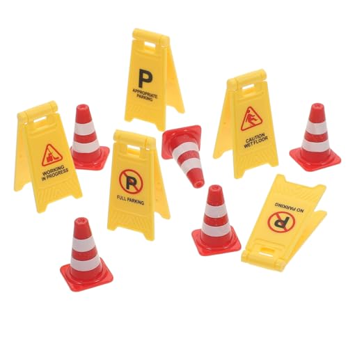 UPKOCH Abs Mini-verkehrszeichen-verkehrskegel-Set Für Jungen Und Mädchen Konstruktionsspielzeug Sichere Verkehrsregeln Lernspielzeug Puppenhausmodell UPKOCH Abs Mini-verkehrszeichen-verkehrskegel-Set Für Jungen Und Mädchen Konstruktionsspielzeug Sichere Verkehrsregeln Lernspielzeug Puppenhausmodell von UPKOCH