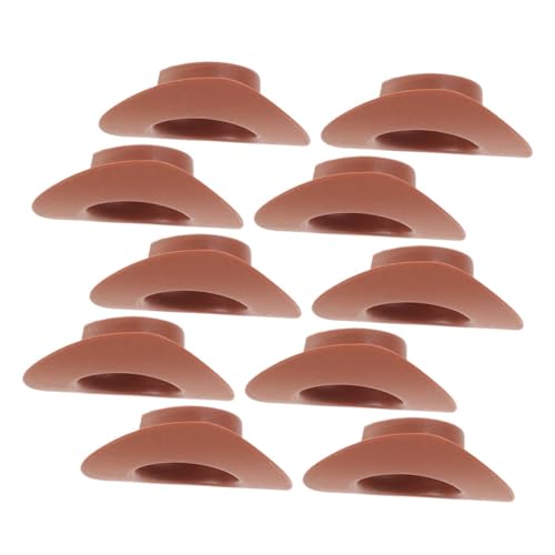 UPKOCH 10 Stück Cowboyhutspielzeug Hut Mit Oberteil Hüte Mall-Hut Mini-Cowboy Miniaturhut Mini-Hut Dollhouse Mini Hut Partydekorationen Cowboyhut Aus Plastik Mini-Miniatur-Hut Pp UPKOCH 10 Stück Cowboyhutspielzeug Hut Mit Oberteil Hüte Mall-Hut Mini-Cowboy Miniaturhut Mini-Hut Dollhouse Mini Hut Partydekorationen Cowboyhut Aus Plastik Mini-Miniatur-Hut Pp von UPKOCH