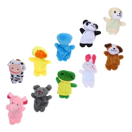 UPKOCH 10 Stück Fingerpuppe Fingerspielzeug Für Kleinkinder Eltern-Kind- Eltern-Kind-spielspielzeug Figuren Fingerspielzeug Bildungsspielzeug Kinderspielzeug Plüsch UPKOCH 10 Stück Fingerpuppe Fingerspielzeug Für Kleinkinder Eltern-Kind- Eltern-Kind-spielspielzeug Figuren Fingerspielzeug Bildungsspielzeug Kinderspielzeug Plüsch von UPKOCH