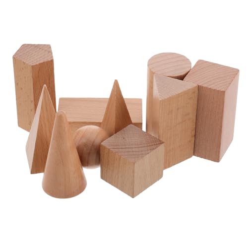 UPKOCH 10 Stück Geometrisches Modell Aktivitätswürfel Feste Geometrieblöcke Formspiele Lernen Von Geometrischen Blöcken Geometrische Einfügung Mathe Für Geometrie Bausteine von UPKOCH