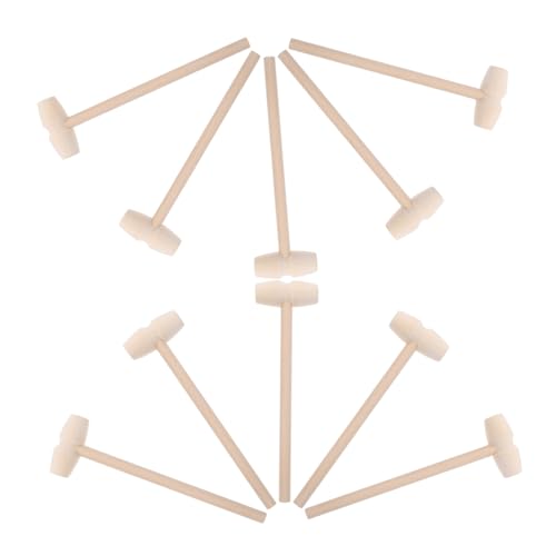 UPKOCH 10 Stück Hammer Kind Mini winzig funktional kleine Stummelhämmer Geburtstagsgeschenk holzspielzeug spaß kleines Hämmerspielzeug Blöcke Bauen Hämmer zusammen hölzern Khaki UPKOCH 10 Stück Hammer Kind Mini winzig funktional kleine Stummelhämmer Geburtstagsgeschenk holzspielzeug spaß kleines Hämmerspielzeug Blöcke Bauen Hämmer zusammen hölzern Khaki von UPKOCH