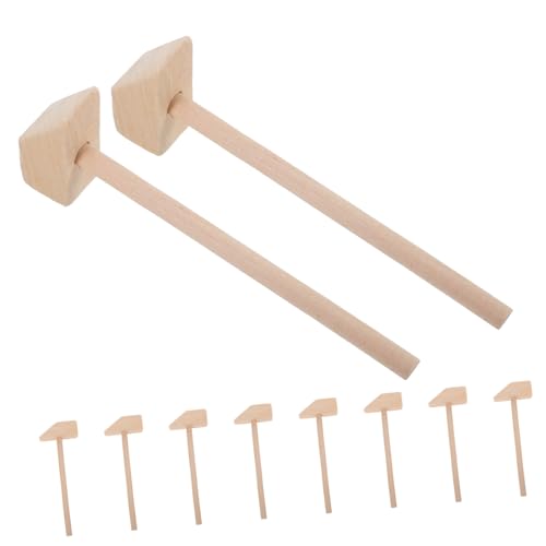 UPKOCH 10 Stück Hammerspielzeug Holzbearbeitung Babyspielzeug Hartholz Spielzeughammer Hammer Game Hammer Blöcke Bauhammer Kleiner Hammer Mini-Hammer Kinderhammer Kinderhämmer UPKOCH 10 Stück Hammerspielzeug Holzbearbeitung Babyspielzeug Hartholz Spielzeughammer Hammer Game Hammer Blöcke Bauhammer Kleiner Hammer Mini-Hammer Kinderhammer Kinderhämmer von UPKOCH