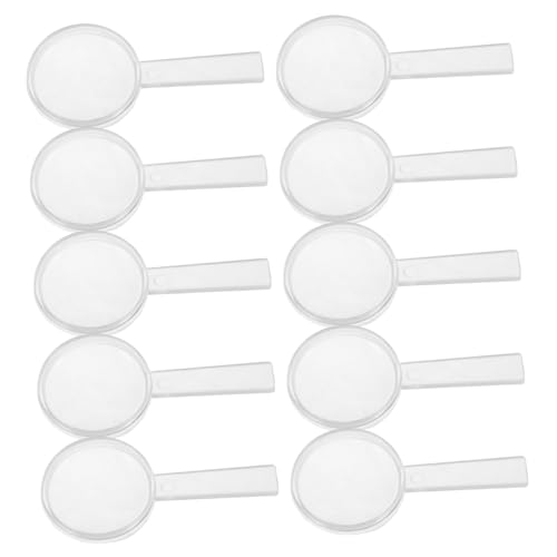 UPKOCH 10 Stück Handlupe Outdoor Lupe für Outdoor Entdeckungsspielzeug Mini-Lupe Lupe für kleine Details tragbare Lupe Griff Lupe kleine Lupe Plastik Transparent von UPKOCH