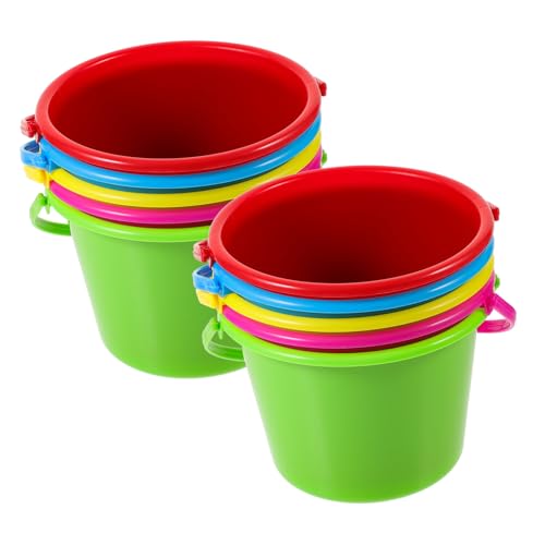 UPKOCH 10 Stück Kindergarten Eimer sandspielzeug strandspielzeug spielzeuge für Kid Toys Angeleimer Wassereimer- Kinderspielzeug UPKOCH 10 Stück Kindergarten Eimer sandspielzeug strandspielzeug spielzeuge für Kid Toys Angeleimer Wassereimer- Kinderspielzeug von UPKOCH