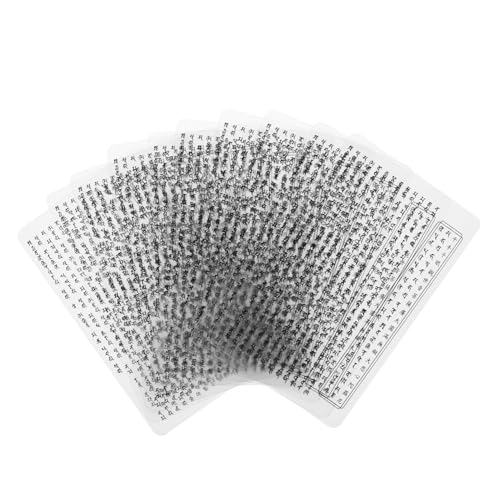 UPKOCH 10 Stück Klare Sanskrit Amulettkarte Transparente Buddhistische Symbolkarten Feng Shui Schutz Für Lesezeichen Etiketten Dekorationen Spiritueller Heimschutz UPKOCH 10 Stück Klare Sanskrit Amulettkarte Transparente Buddhistische Symbolkarten Feng Shui Schutz Für Lesezeichen Etiketten Dekorationen Spiritueller Heimschutz von UPKOCH