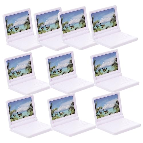 UPKOCH 10 Stück Mini-Computer Puppenhauslieferungen Kleine Hausdekoration Kleines Hauszubehör Mini-Laptop-dekore Mini-Dekoration Puppenhaus-Layout Puppenhausverzierungen Weiß Plastik UPKOCH 10 Stück Mini-Computer Puppenhauslieferungen Kleine Hausdekoration Kleines Hauszubehör Mini-Laptop-dekore Mini-Dekoration Puppenhaus-Layout Puppenhausverzierungen Weiß Plastik von UPKOCH