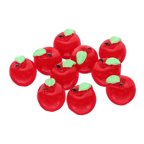 UPKOCH 10 Stück Mini Obst Künstliches Puppenhaus Miniatur Zubehör Mini Puppensachen So Tun Als Ob Traubenbeerenwürfel Modellschüssel Rebe Beeren Feinschmeckertopf von UPKOCH