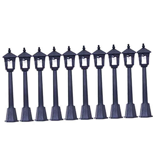 UPKOCH 10 Stück Miniatur Ornament Straße Kleines Kleine Lichter Mini LED Miniaturlampen Mini Lichter Lichter Für Den Außenbereich Mini Autolaterne Laternen Puppenhaus von UPKOCH