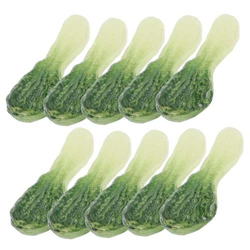 UPKOCH 10 Stücke Miniatur Lebensmittel Set Gefälschte Gemüse Kit Pretend Play Puppe Lebensmittel Elemente Handwerk Liefert von UPKOCH