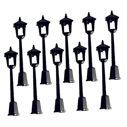 UPKOCH 10 Stück Modellverzierungen Für Straßenlaternen Solar- Modell Straßenlaternen Weihnachts -straßenlampenmodell Miniatur Klein Winzig Mini-Lichter Plastik Black UPKOCH 10 Stück Modellverzierungen Für Straßenlaternen Solar- Modell Straßenlaternen Weihnachts -straßenlampenmodell Miniatur Klein Winzig Mini-Lichter Plastik Black von UPKOCH