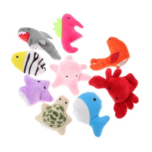 UPKOCH 10 Stück Plüschtier babyspielzeug handspielpuppen Kuscheltiere Geschichtenerzählen Eltern-Kind- Fingerpuppen in Meerestierform Dehnbare Fingerpuppen PP Baumwolle UPKOCH 10 Stück Plüschtier babyspielzeug handspielpuppen Kuscheltiere Geschichtenerzählen Eltern-Kind- Fingerpuppen in Meerestierform Dehnbare Fingerpuppen PP Baumwolle von UPKOCH