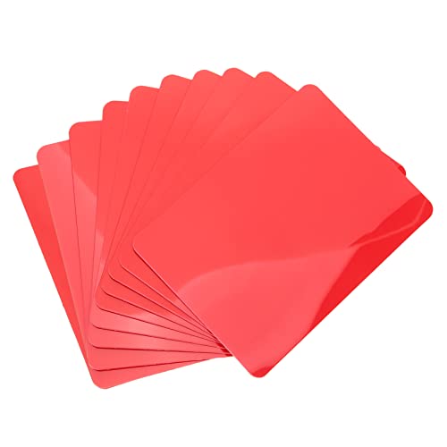 UPKOCH 10 Stück Poker-schnittkarten Kartenspielhalter Kartenspender Handelskartenspeicher Kartenhalter -Spiele Spielzubehör Spielkartenhalter Organisation Von Spielkarten Plastik Rot von UPKOCH