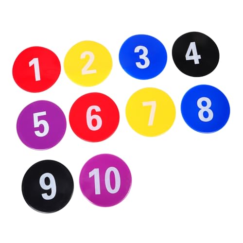 UPKOCH 10 Stück Poly-Spot-Marker Für Fußball, rutschfeste Bodenpunkte Für Kinder, Klassenzimmer, Beweglichkeitsziele Für Sportübungen, Mehrfarbige Runde Bodenpunkte UPKOCH 10 Stück Poly-Spot-Marker Für Fußball, rutschfeste Bodenpunkte Für Kinder, Klassenzimmer, Beweglichkeitsziele Für Sportübungen, Mehrfarbige Runde Bodenpunkte von UPKOCH