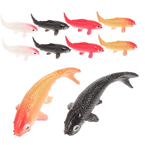 UPKOCH 10stücke Miniatur Fisch Figuren Teilig Künstliche Fische Für Spielzeug Dekoration Für Puppenhäuser Kreatives Basteln Und Fantasieanregung Maßstab Lebensechte Details von UPKOCH