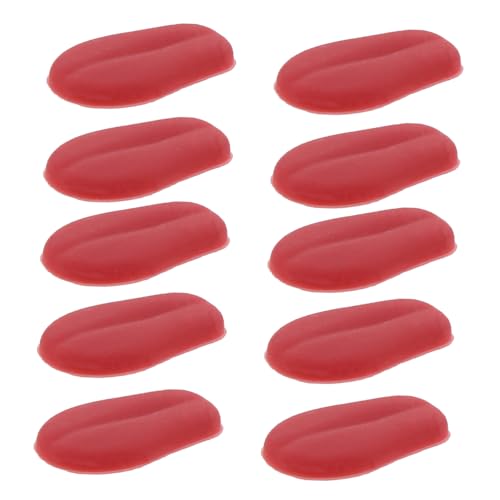 UPKOCH 10 Stück Puppenzungenzubehör Falsche Zunge Plastik Rosy UPKOCH 10 Stück Puppenzungenzubehör Falsche Zunge Plastik Rosy von UPKOCH