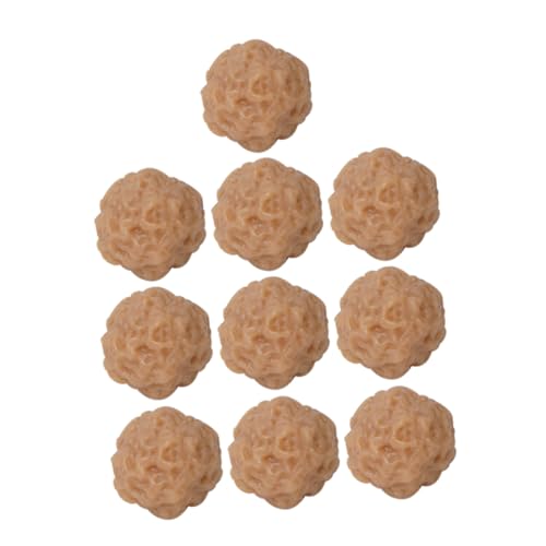 UPKOCH 10 Stück Realistische PVC Rindfleisch Fleischbällchen Requisiten Teiliges Lebensechte Künstliche Küchen Dekoration Multifunktionale Simulations Essensmodelle für Party und von UPKOCH