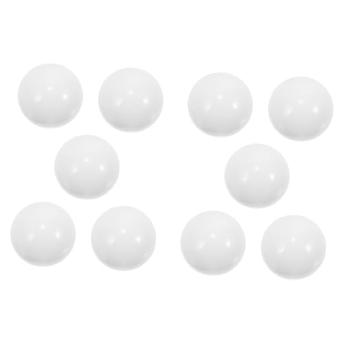 UPKOCH 10 Stück Roulette-Perlen partyspiel glücksspiel Upgrade Roulette-Kugel Roulette Roulette Spielzubehör Ersatz Festival-Radperlen Acryl Weiß von UPKOCH