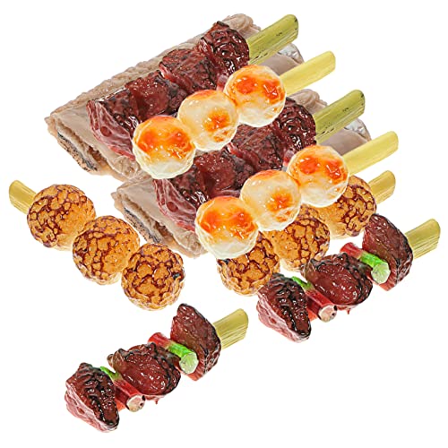 UPKOCH 10 Stück Simulation Grillspieße Fleisch Spielset Gefälschte Grillspielzeuge Grillspiel Vitrine Lebensmittel Requisiten Lebensmittel Foto Requisiten Braten Lebensmittel Gefälschte UPKOCH 10 Stück Simulation Grillspieße Fleisch Spielset Gefälschte Grillspielzeuge Grillspiel Vitrine Lebensmittel Requisiten Lebensmittel Foto Requisiten Braten Lebensmittel Gefälschte von UPKOCH