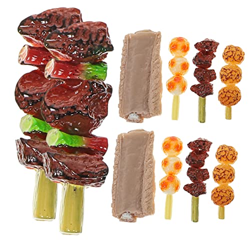 UPKOCH 10 Stück Simulation Grillspieße Nachahmung Lebensmittel Ornament Künstliches Lebensmittel Fleisch Foto Requisite Künstliches Grillgut Grill Requisiten Kochen Lebensmittel Modelle UPKOCH 10 Stück Simulation Grillspieße Nachahmung Lebensmittel Ornament Künstliches Lebensmittel Fleisch Foto Requisite Künstliches Grillgut Grill Requisiten Kochen Lebensmittel Modelle von UPKOCH