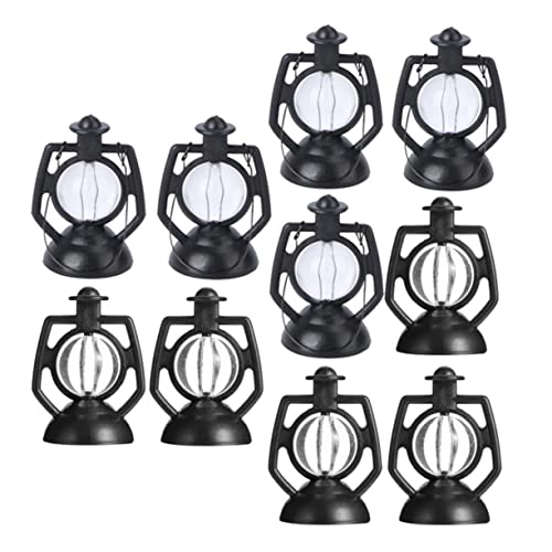 UPKOCH 10 Stück Simulierte Kleine Petroleumlampe Spielzeughaus Laternen Kinderspielzeug Mini Dekorative Laterne Babypuppenspielzeug Mini Puppenmöbel Kinderspielzeug Retro Foto von UPKOCH