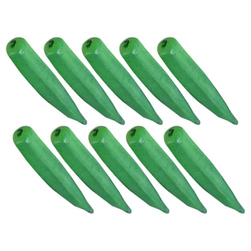 UPKOCH Lebensechte Künstliche Okra – 10 Künstliche Gemüsemodelle Ideal Für Küche Party Und Pädagogische Ausstellungen UPKOCH Lebensechte Künstliche Okra – 10 Künstliche Gemüsemodelle Ideal Für Küche Party Und Pädagogische Ausstellungen von UPKOCH