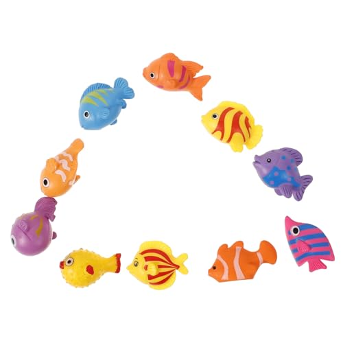 UPKOCH 10 Stück Teiliges Bunte Kunststoff Fischfiguren Miniatur Meerestiere Deko für Aquarium Desktop Garten Mikrolandschaft Realistisches Plastik Fischmodell UPKOCH 10 Stück Teiliges Bunte Kunststoff Fischfiguren Miniatur Meerestiere Deko für Aquarium Desktop Garten Mikrolandschaft Realistisches Plastik Fischmodell von UPKOCH