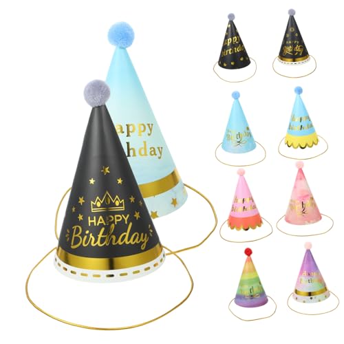 UPKOCH 10 Stück Teiliges Bunte Papier Geburtstagshüte für Partyhüte mit Lustiger Quaste Geburtstagsdeko Geeignet für Jungen und Mädchen Zufällige Farbe Zufällige Farbe UPKOCH 10 Stück Teiliges Bunte Papier Geburtstagshüte für Partyhüte mit Lustiger Quaste Geburtstagsdeko Geeignet für Jungen und Mädchen Zufällige Farbe Zufällige Farbe von UPKOCH