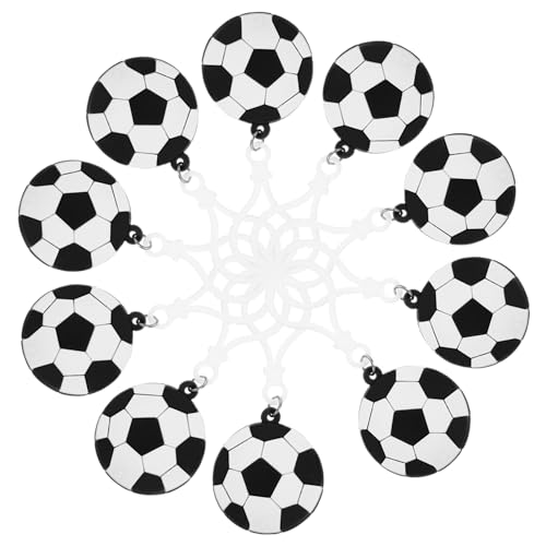 UPKOCH 10 Stück Teiliges Fußball Schlüsselanhänger Leichter und Tragbarer Rucksack Anhänger Lustige Fußball Dekoration für Jungen Party Belohnungen und Geschenke UPKOCH 10 Stück Teiliges Fußball Schlüsselanhänger Leichter und Tragbarer Rucksack Anhänger Lustige Fußball Dekoration für Jungen Party Belohnungen und Geschenke von UPKOCH