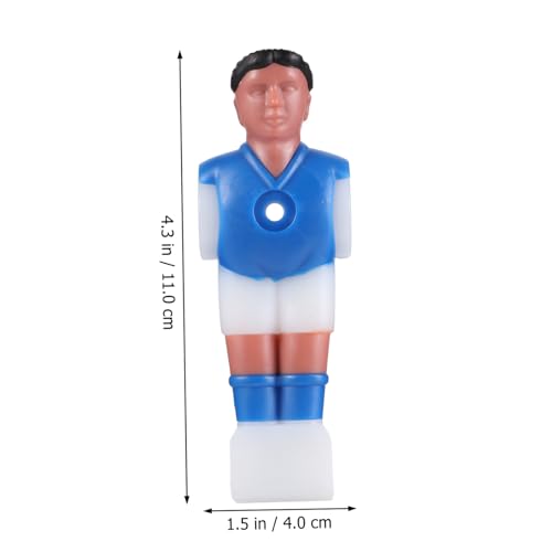 UPKOCH 10 Stück Teiliges Fußball Tischkicker Spieler Figuren aus Langlebigem Material Geruchlos Klare Farbdrucke Ersatz für Tischfußball Klassisch und Blau Robust und Detailreich für UPKOCH 10 Stück Teiliges Fußball Tischkicker Spieler Figuren aus Langlebigem Material Geruchlos Klare Farbdrucke Ersatz für Tischfußball Klassisch und Blau Robust und Detailreich für von UPKOCH