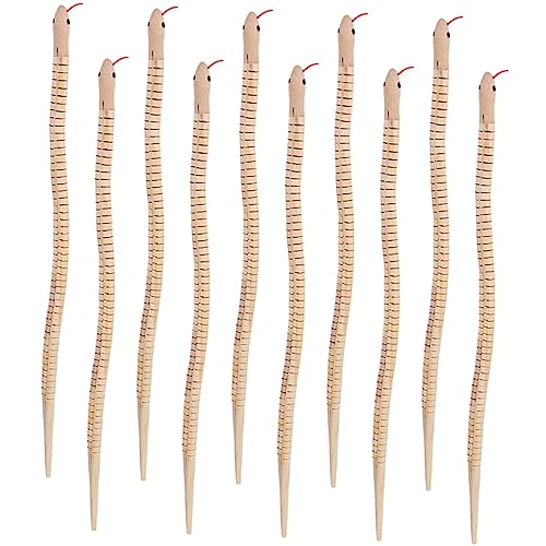 UPKOCH 10 Stück Teiliges Holzschlangen Naturbelassen Flexibles DIY Holz Schlangenmodell Kindgerechtes Holztierspielzeug für Garten Geburtstag und Lernzwecke UPKOCH 10 Stück Teiliges Holzschlangen Naturbelassen Flexibles DIY Holz Schlangenmodell Kindgerechtes Holztierspielzeug für Garten Geburtstag und Lernzwecke von UPKOCH