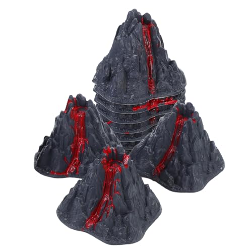 UPKOCH 10 Stück Teiliges Künstliche Berg Deko Simulation Vulkanmodell aus Kunststoff Realistische Tischdekoration für Einfach zu Reinigen Langlebig und Kindersicher UPKOCH 10 Stück Teiliges Künstliche Berg Deko Simulation Vulkanmodell aus Kunststoff Realistische Tischdekoration für Einfach zu Reinigen Langlebig und Kindersicher von UPKOCH