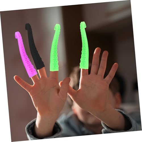 UPKOCH 10 Stück Teiliges Kunststoff Fingerpuppen Tentakel Kreative Fingertip Spielzeuge Kindersicher Robust Bunte Mitgebsel für Kindergeburtstag und Partyspaß Zufällige Zufällige Farbe UPKOCH 10 Stück Teiliges Kunststoff Fingerpuppen Tentakel Kreative Fingertip Spielzeuge Kindersicher Robust Bunte Mitgebsel für Kindergeburtstag und Partyspaß Zufällige Zufällige Farbe von UPKOCH