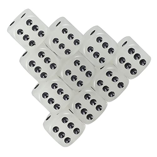 UPKOCH 10 Stück Teiliges Leuchtwürfel mit Schwarzen Punkten Langlebige Leichte und Tragbare Spielwürfel für Partyspiele Brettspiele und Familienunterhaltung für Dunkle Umgebungen und UPKOCH 10 Stück Teiliges Leuchtwürfel mit Schwarzen Punkten Langlebige Leichte und Tragbare Spielwürfel für Partyspiele Brettspiele und Familienunterhaltung für Dunkle Umgebungen und von UPKOCH