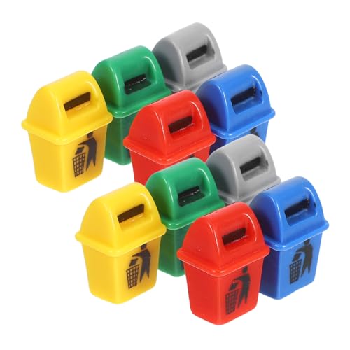 UPKOCH 10 Stück Teiliges Mini Mülleimer für Puppenhaus Realistische Recycling Sortierbehälter DIY Mikrolandschaft Umweltbewusstes Lernspielzeug Farbenfrohe Mini Mülltonnen Dekoration UPKOCH 10 Stück Teiliges Mini Mülleimer für Puppenhaus Realistische Recycling Sortierbehälter DIY Mikrolandschaft Umweltbewusstes Lernspielzeug Farbenfrohe Mini Mülltonnen Dekoration von UPKOCH