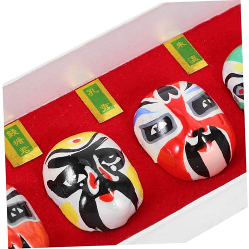 UPKOCH 10 Stück Teiliges Mini Peking Oper Masken aus Farbenfrohe Handgefertigte Chinesische Kulturskulpturen Dekorative Miniatur Peking Oper Gesichtsmasken Leicht und Tragbar für Deko UPKOCH 10 Stück Teiliges Mini Peking Oper Masken aus Farbenfrohe Handgefertigte Chinesische Kulturskulpturen Dekorative Miniatur Peking Oper Gesichtsmasken Leicht und Tragbar für Deko von UPKOCH