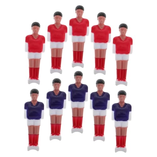 UPKOCH 10 Stück Teiliges Mini tischfußballspieler Set aus Harz Authentische Fußballfiguren Ersatzteile für Tischkicker Detailreiche Spielfiguren für Verbessertes von UPKOCH