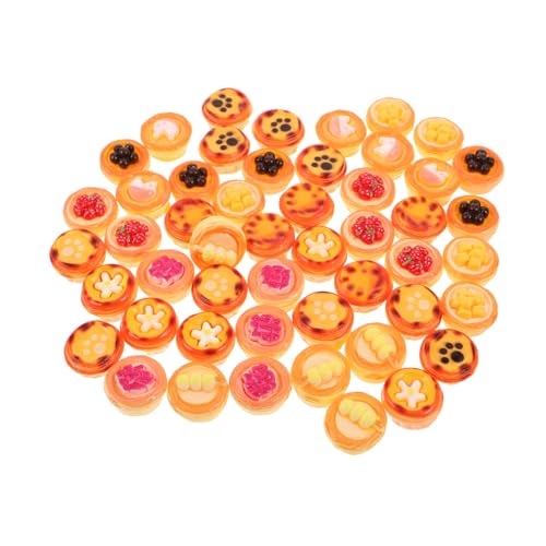 UPKOCH 10 Stück Teiliges Miniatur-Ei-Tart Modellset aus Robustem Harz Realistische Mini-Dessert-spielzeuge für Puppenhaus-küchendeko für Fantasievollen Rollenspiel und Puppenhaus-Party von UPKOCH