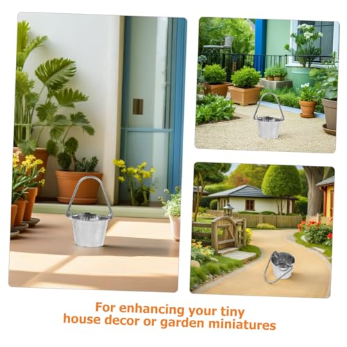 UPKOCH 10 Stück Teiliges Miniatur Metall Eimer mit Henkel Kleine Robuste Mini-Eimer für Puppenhaus Landschaftsdekoration Vielseitige Mini-gartentöpfe und Aufbewahrung Platzsparendes UPKOCH 10 Stück Teiliges Miniatur Metall Eimer mit Henkel Kleine Robuste Mini-Eimer für Puppenhaus Landschaftsdekoration Vielseitige Mini-gartentöpfe und Aufbewahrung Platzsparendes von UPKOCH