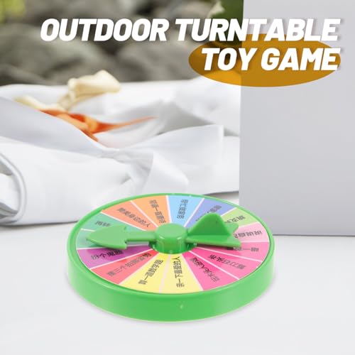 UPKOCH 10 Stück Teiliges Party Spiel Drehrad Tischplatte Spielrad für Unterhaltung und Familieninteraktion Kompakt Tragbar für Raffles Spiele und Feiern von UPKOCH