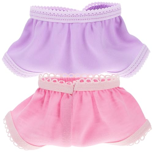 UPKOCH 10 Stück Teiliges Puppenunterwäsche Set aus Leichtem und Wiederverwendbare Zarte Spitzenslips für Puppen Geeignet für Fantasievolles Ankleidespiel und Puppenzubehör UPKOCH 10 Stück Teiliges Puppenunterwäsche Set aus Leichtem und Wiederverwendbare Zarte Spitzenslips für Puppen Geeignet für Fantasievolles Ankleidespiel und Puppenzubehör von UPKOCH
