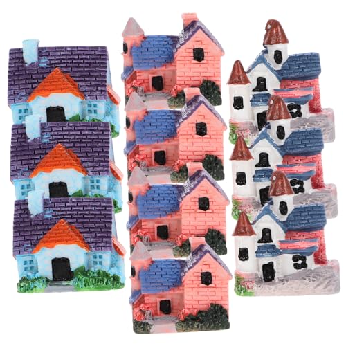 UPKOCH 10 Stück Teiliges Resin Haus Figuren für Aquarien Villa Dekoration für Mikro Landschaften Hochwertige Handwerkskunst für Garten und Zuhause UPKOCH 10 Stück Teiliges Resin Haus Figuren für Aquarien Villa Dekoration für Mikro Landschaften Hochwertige Handwerkskunst für Garten und Zuhause von UPKOCH