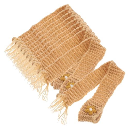 UPKOCH 10 Stück Teiliges Verstellbare Mini Strickschals aus Baumwolle DIY Puppenschals und Weinflaschen Dekoration Langlebige Kawaii Accessoires für Bastelprojekte und Geschenkideen UPKOCH 10 Stück Teiliges Verstellbare Mini Strickschals aus Baumwolle DIY Puppenschals und Weinflaschen Dekoration Langlebige Kawaii Accessoires für Bastelprojekte und Geschenkideen von UPKOCH