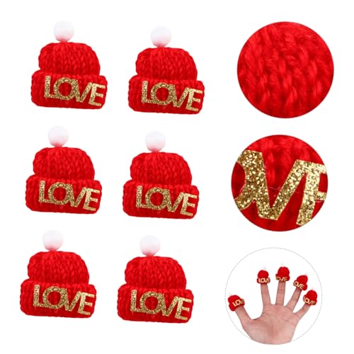 UPKOCH 10 Stück Teiliges Weihnachts Strickmützen Fingerhüte DIY Bastelspielzeug Kreative Christbaumdekoration Kinderhandspielzeug Weihnachten UPKOCH 10 Stück Teiliges Weihnachts Strickmützen Fingerhüte DIY Bastelspielzeug Kreative Christbaumdekoration Kinderhandspielzeug Weihnachten von UPKOCH