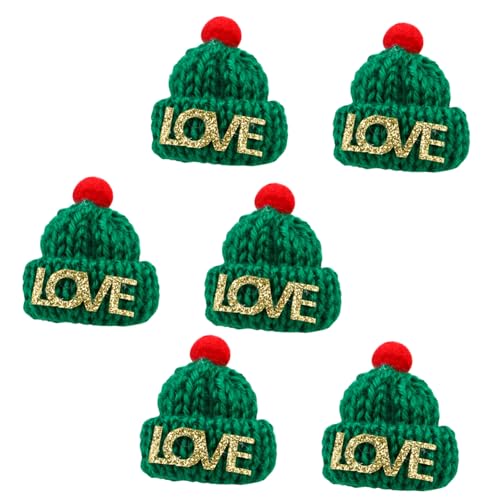UPKOCH 10 Stück Teiliges Weihnachtsgestrickte Fingerhüte aus Weichem Material Kreative DIY für Interaktives Erzählen und Eltern Junge Mädchen Spiel Kommunikation von UPKOCH