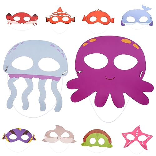 UPKOCH 10 Stück Tiermasken Lustige Masken für Halloween und Themenpartys Hautfreundlich Realistische Tiergesichter für Vorschule und Feste UPKOCH 10 Stück Tiermasken Lustige Masken für Halloween und Themenpartys Hautfreundlich Realistische Tiergesichter für Vorschule und Feste von UPKOCH
