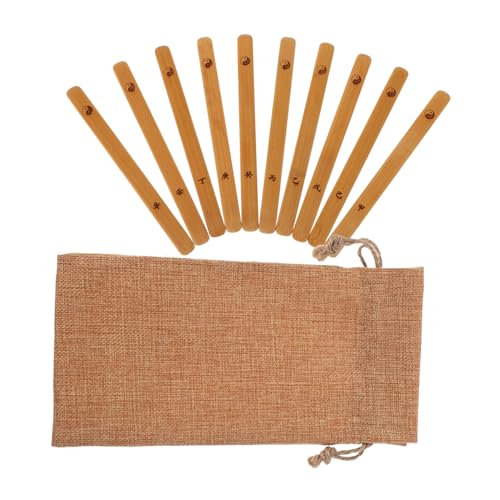 UPKOCH 10 Stücke Bambus Stick Wahrsagerei Fortune Sticks Wahrsagerei Sticks von UPKOCH
