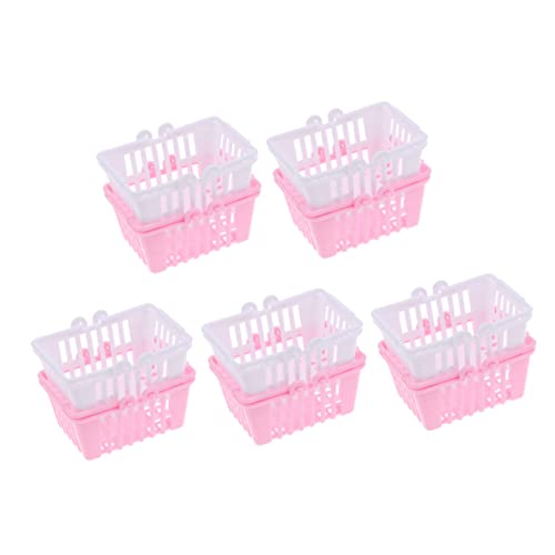 UPKOCH 10 Stücke Puppe Warenkorb Gefälschte Dekorative Miniatur Körbe Mini Mini Korb Mini Versorgung Kunststoff UPKOCH 10 Stücke Puppe Warenkorb Gefälschte Dekorative Miniatur Körbe Mini Mini Korb Mini Versorgung Kunststoff von UPKOCH