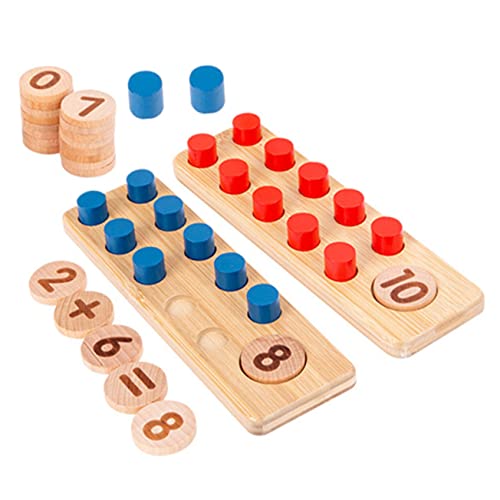 UPKOCH Pädagogische Mathematik-lehrmittel 10-positionen-zählspielzeug Aus Holz Kognitive Spielzeuge Für Kinder UPKOCH Pädagogische Mathematik-lehrmittel 10-positionen-zählspielzeug Aus Holz Kognitive Spielzeuge Für Kinder von UPKOCH